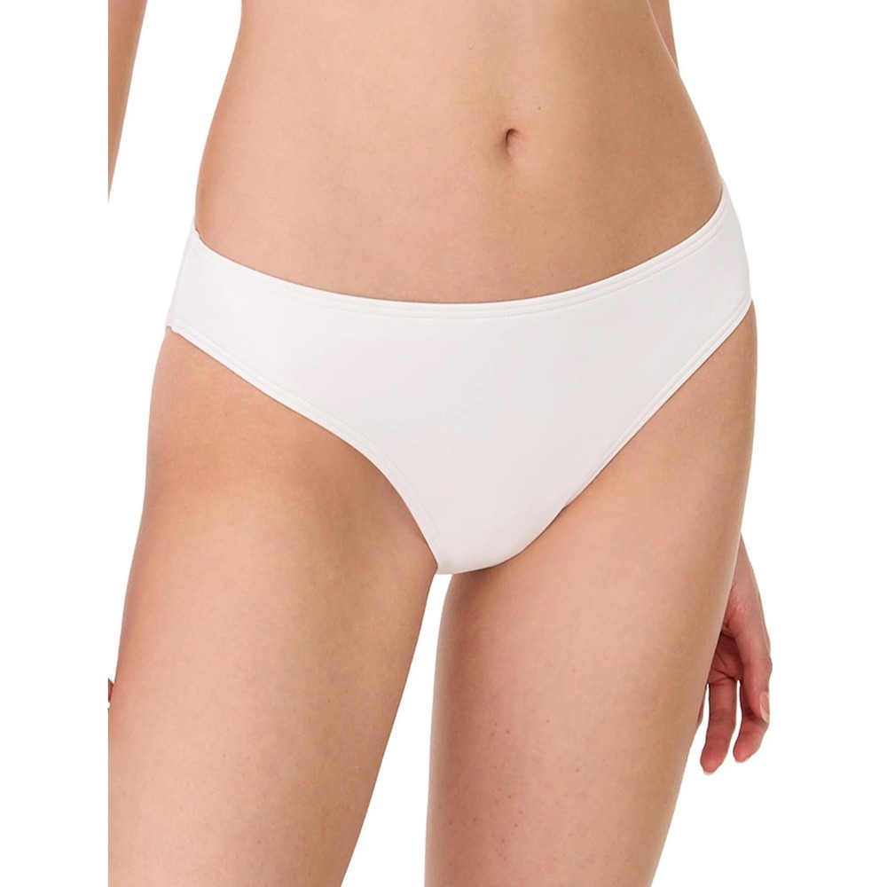 Kate Spade New York Cream High Cut Bikini Bottom Swim sz S S8C458 New